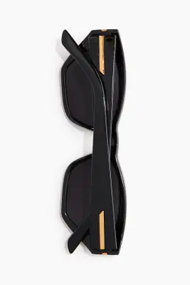 Lunettes de soleil cat-eye - Noir — photo 4