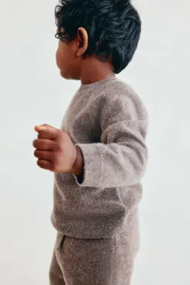Pull en maille de cachemire - Marron — photo 1