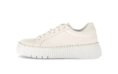 Baskets Gabor 73.240.23 Beige - Cuir Lacets Élastiques Grande Pointure Femme — photo 2