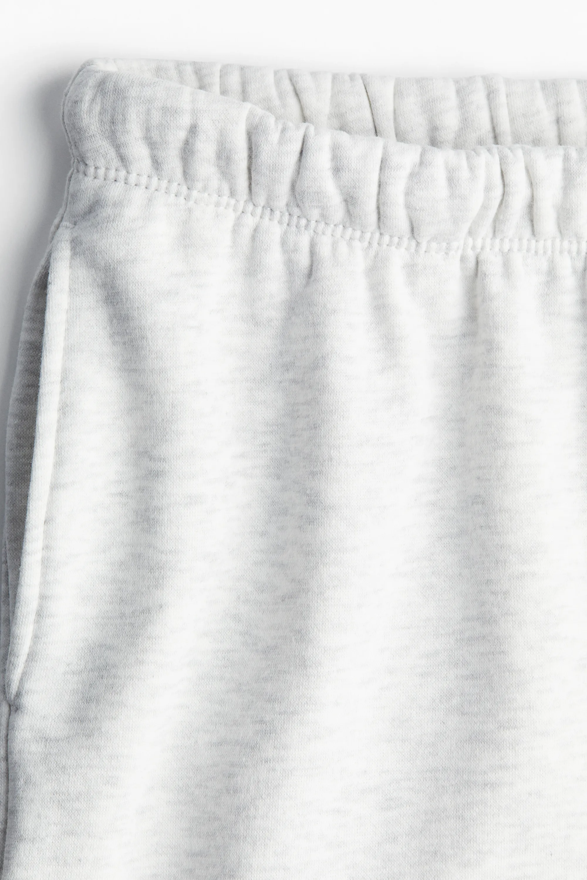 Pantalon jogger ample - Gris clair chiné