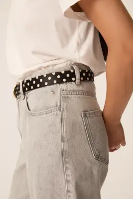 Ceinture Martino Pois Ecru — photo 3