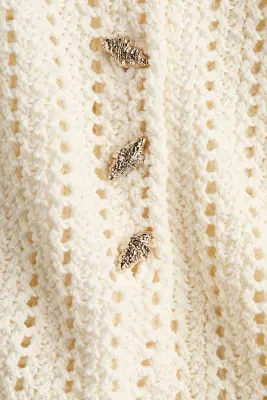 Minirobe façon crochet - Crème — photo 3