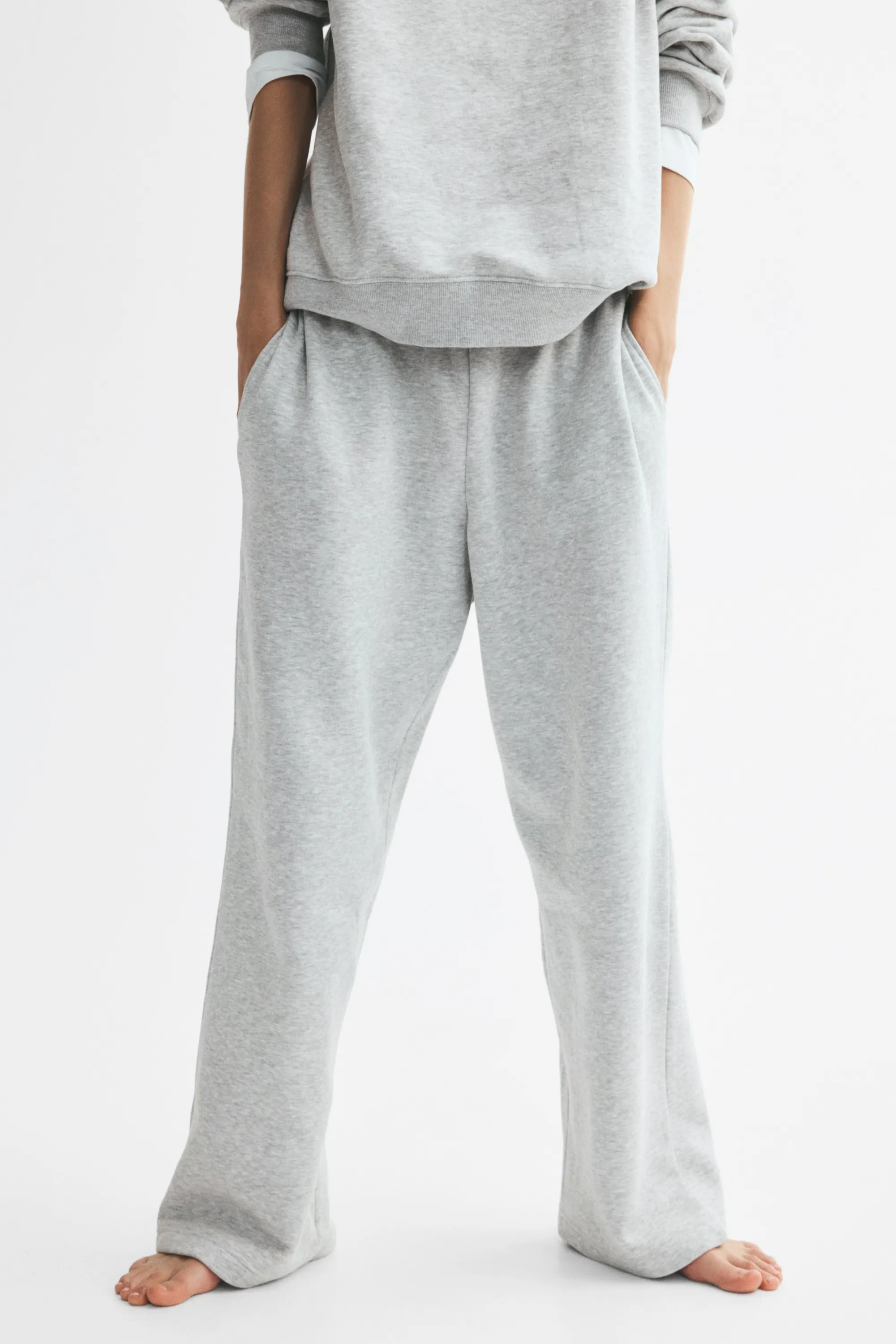 Pantalon en molleton - Light grey marl