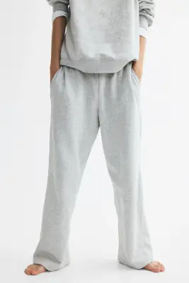 Pantalon en molleton - Light grey marl — photo 1