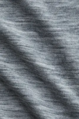 Top col roulé en laine - Gris chiné — photo 3