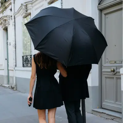Parapluie golf noir — photo 4