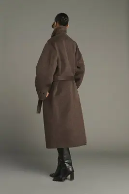 MANTEAU JULES MARRON — photo 2