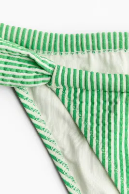 Bas de maillot Cheeky Tanga - Vert vif/rayé — photo 3