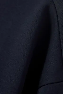 Sweat à demi-fermeture zippée ample - Bleu marine foncé — photo 3