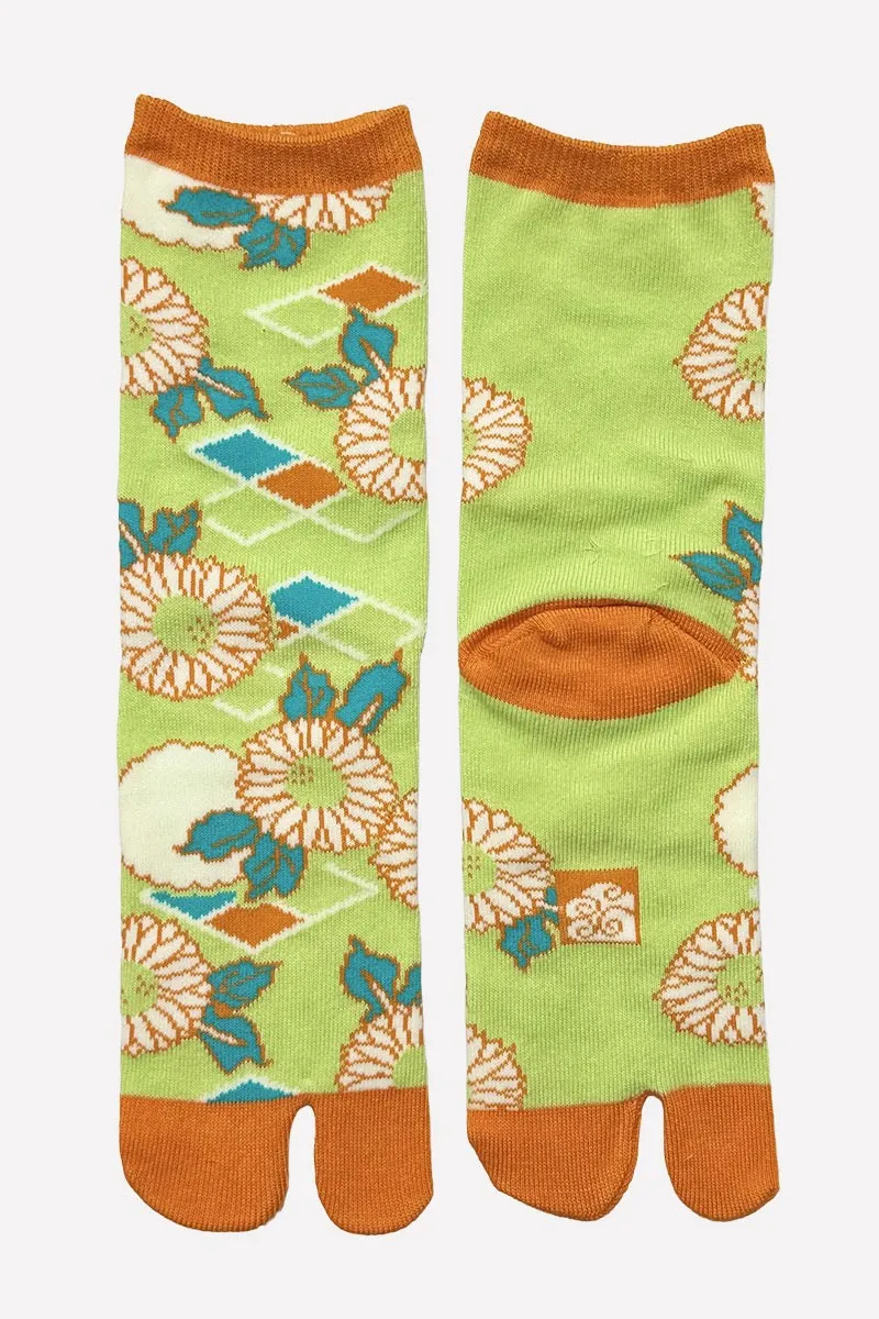 Chaussettes Tabi Marguerites T36-39