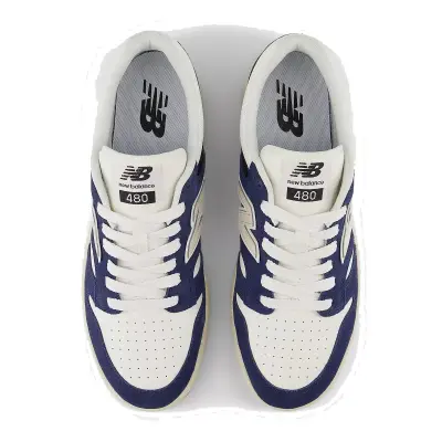 NEW BALANCE BB480 Marine Blanc — photo 5