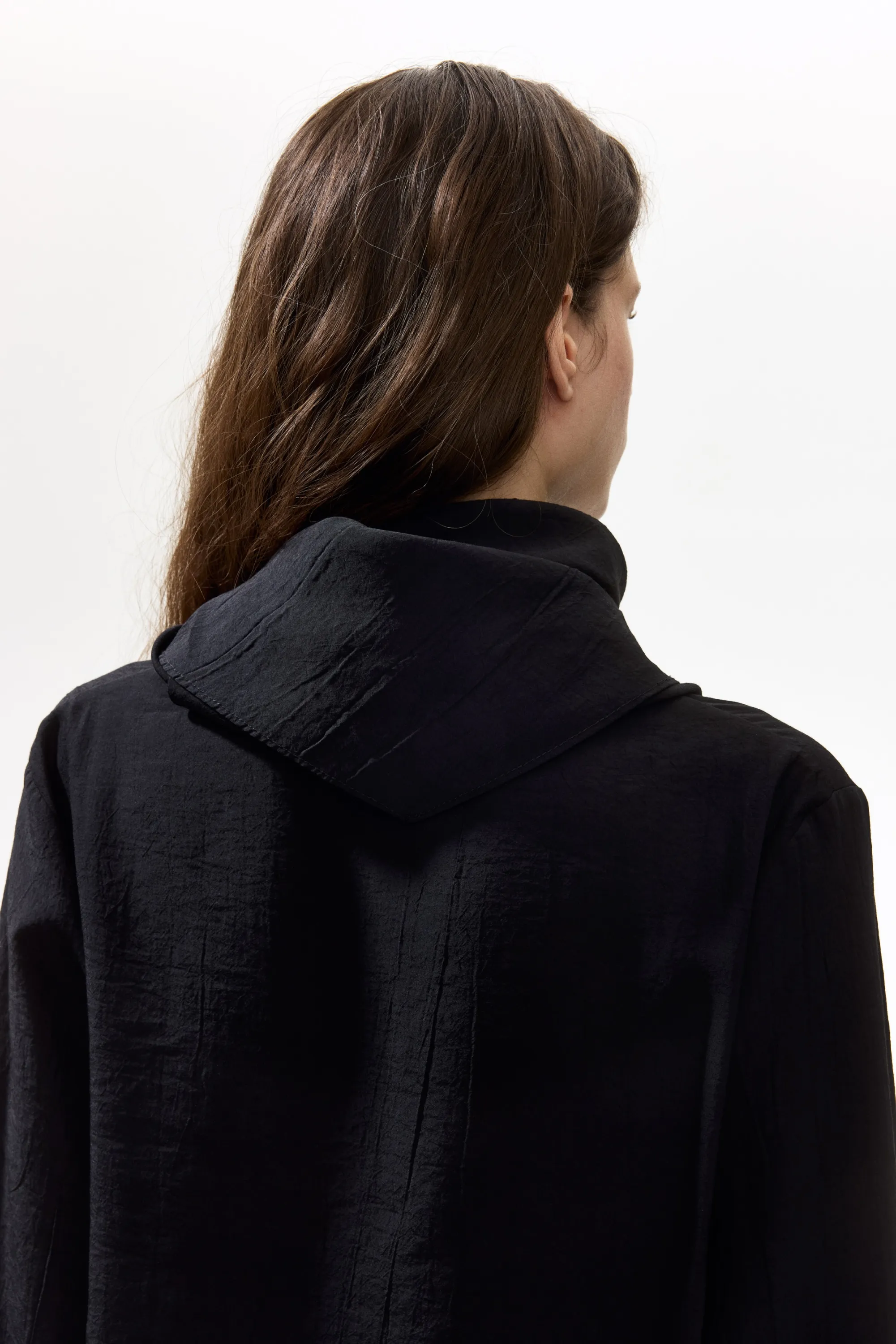 Chemise avec foulard - Noir