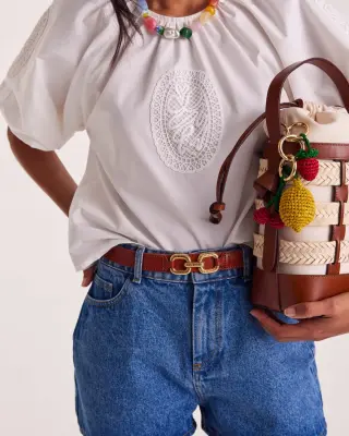 Ceinture Céane cognac — photo 4