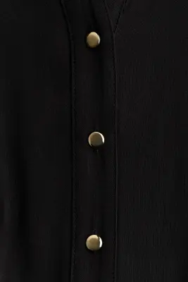 Robe chemise - Noir — photo 3