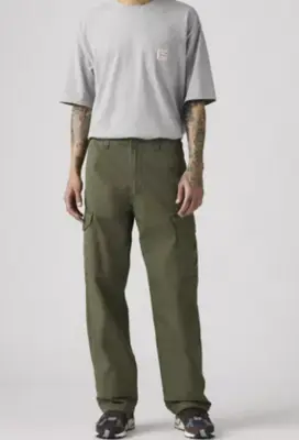 LEVIS CARGO BAGGY Kaki — photo 2