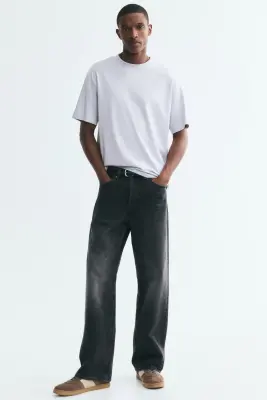T-shirt Relaxed Fit - Violet clair — photo 1