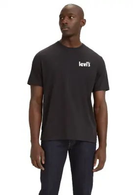 LEVIS BIG SS RELAXED FIT TEE SHIRT Noir — photo 2