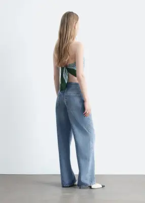 Jean barrel - Bleu moyen — photo 5