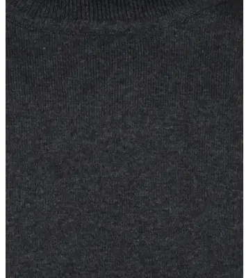 RAGMAN COL ROULE GRANDE LONGUEUR Anthracite — photo 4