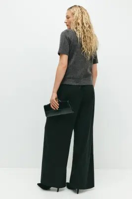 MAMA Gilet avec boutons à strass - Gris foncé chiné — photo 3
