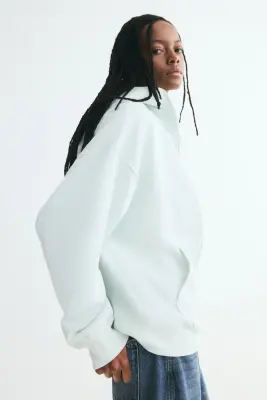 Veste à capuche zippée - Turquoise pâle — photo 2