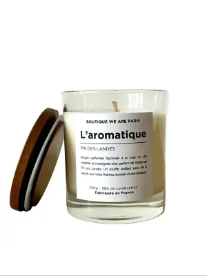 L'aromatique, bougie végétale parfumée au Pin des Landes — photo 1