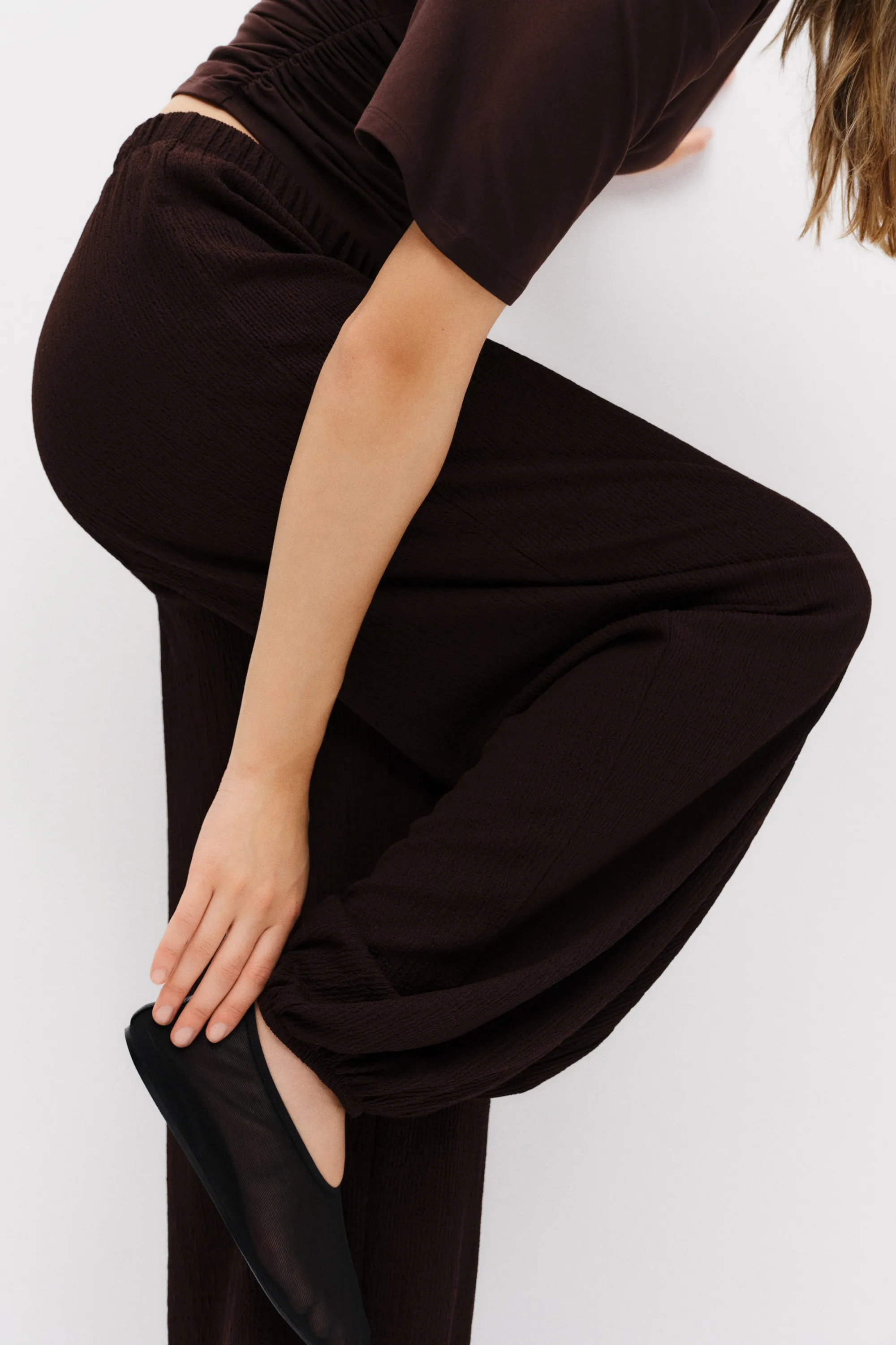 Pantalon ballon - Marron foncé
