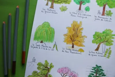 Affiche A5 Arbres Parisiens – Ellimac Pinson — photo 4