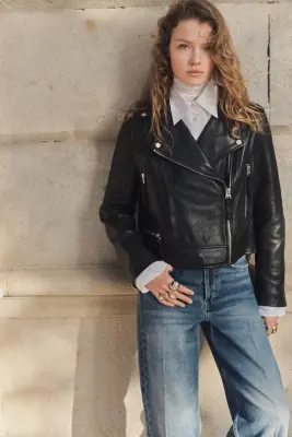 Barrel High Ankle Jeans - Bleu denim — photo 2