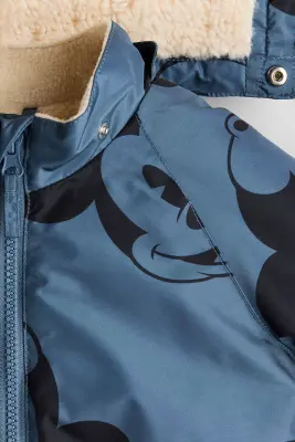Combinaison d'hiver imprimée - Bleu/Mickey — photo 2