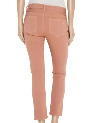 Jean skinny slim fit en coton stretch rose pêche Px boutique 160€ Taille 34/36 — photo 4