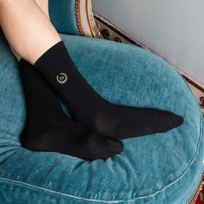 Mi chaussettes jersey L'Empereur Noir — photo 1