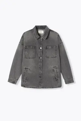 Veste surchemise en jean Femme — photo 1