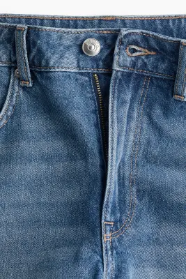 Short High en denim - Bleu denim — photo 1