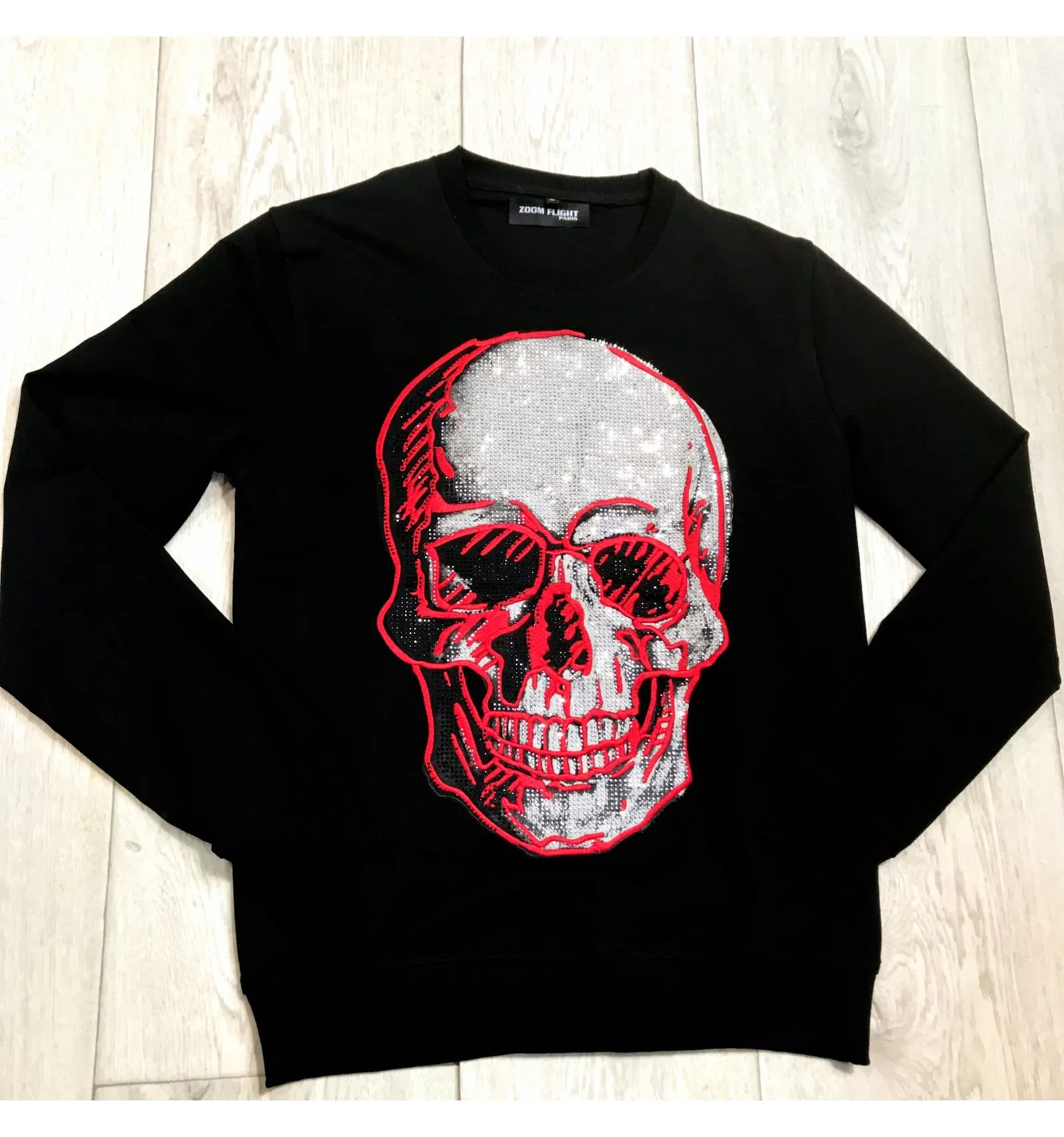 Pull ZOOM FLIGHT tete de mort