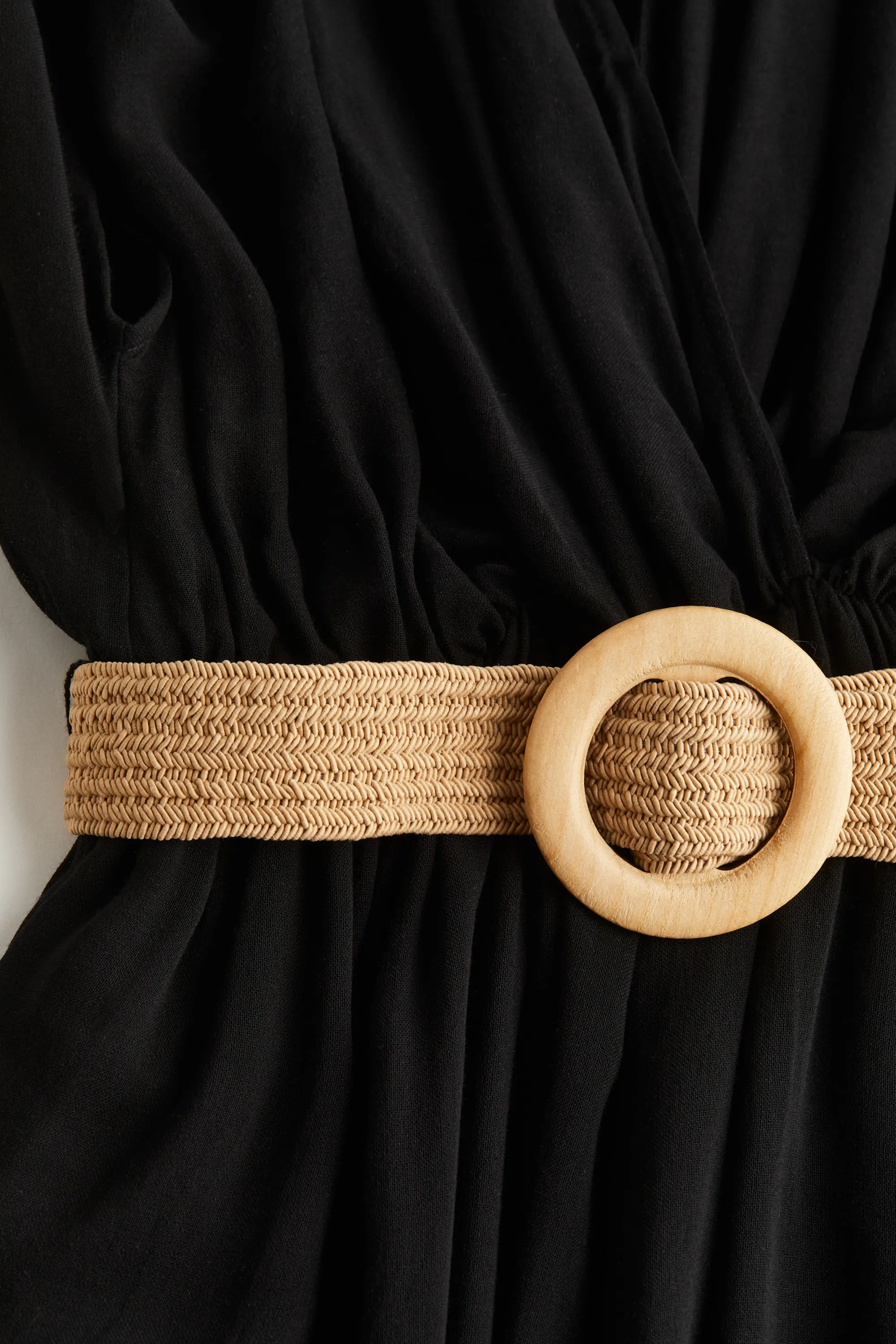 Robe avec ceinture - Noir