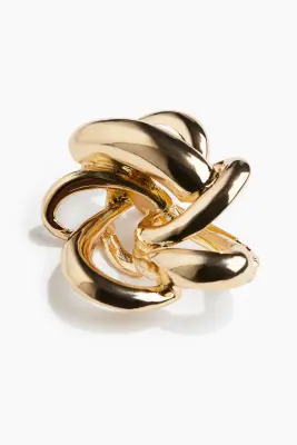 Broche en métal - Doré — photo 1