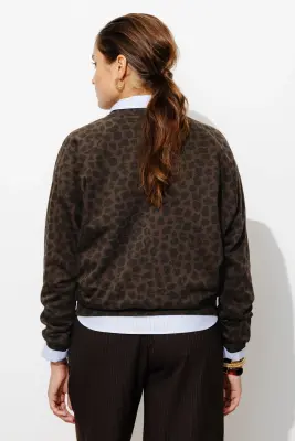 Sweat-shirt léopard Femme — photo 4