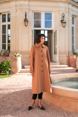 Darcy Wool Coat - Black — photo 1