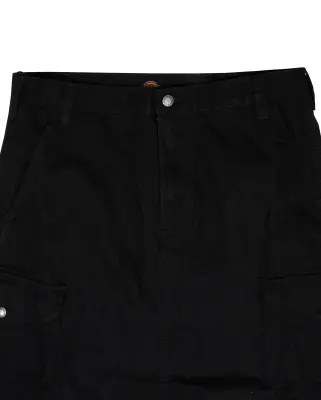 W Duck Canvas Cargo Skirt Black — photo 2