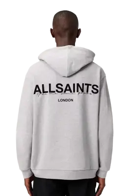 ALLSAINTS Halcyon Hoodie Light Grey Marl — photo 3