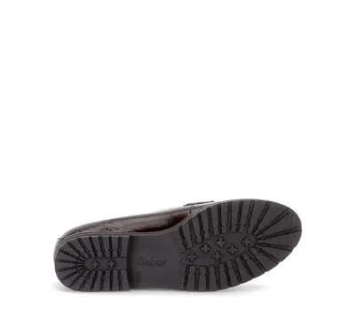 Mocassins Gabor 4005.01.009 Marron - Cuir Vernis Élastique Grande Pointure Femme — photo 5