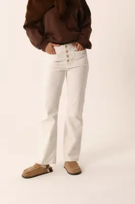 Pantalon Loumo Creme — photo 1