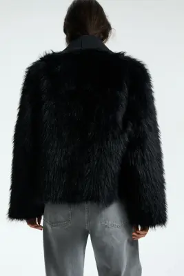 Veste double face - Noir — photo 4