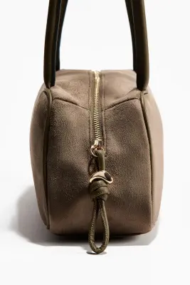 Sac porté épaule - Beige — photo 4