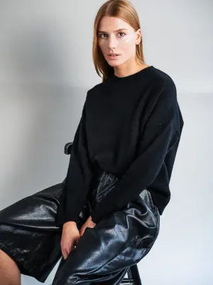 PULL COL ROND LAINE MÉRINOS — photo 2