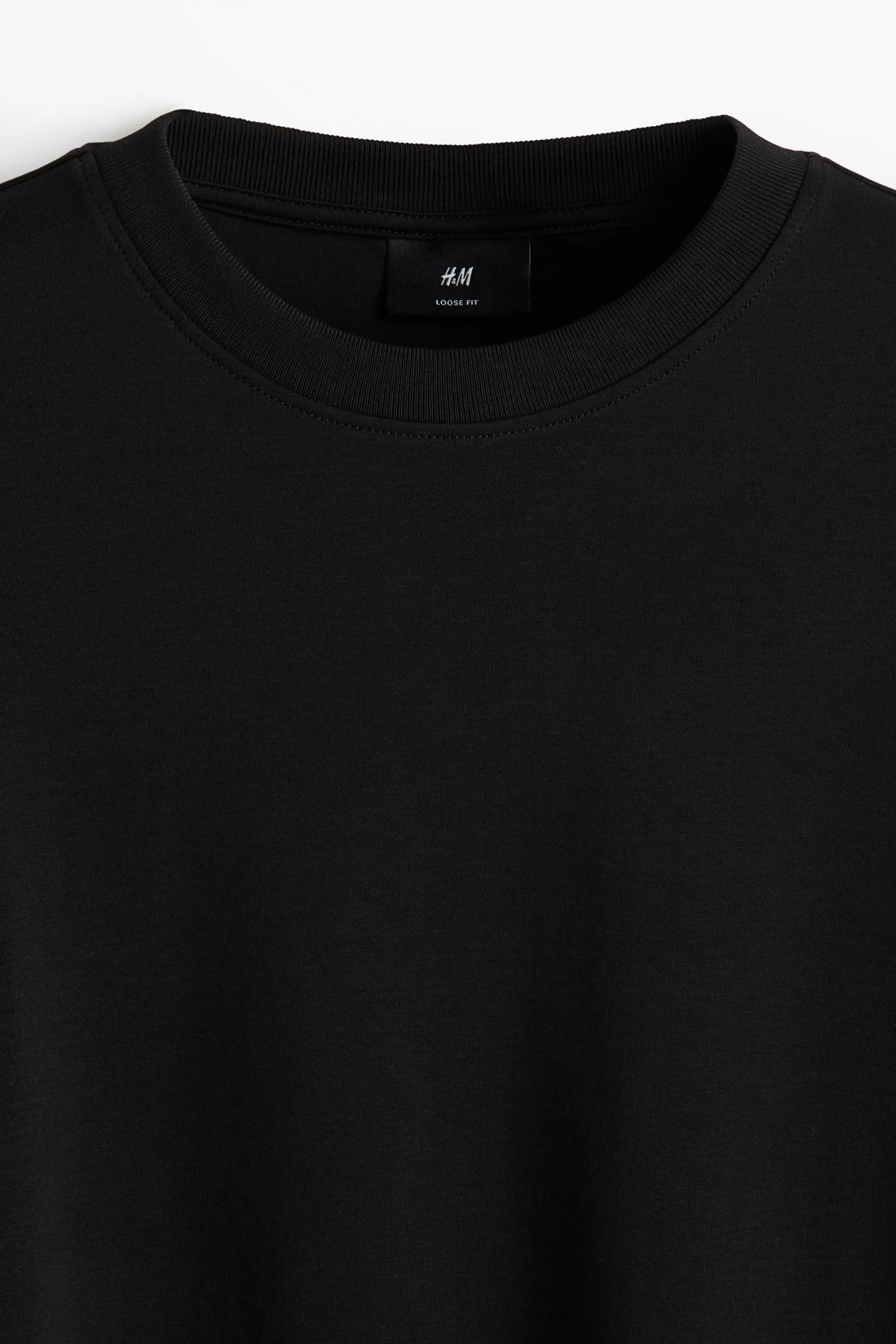 T-shirt boxy Loose Fit - Noir