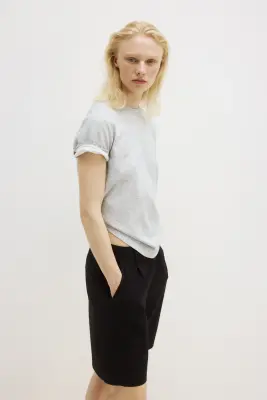 T-shirt Cooling Regular Fit - Gris clair chiné — photo 1