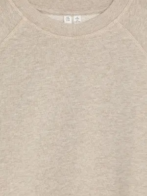 Sweat en coton - Avoine chiné — photo 2