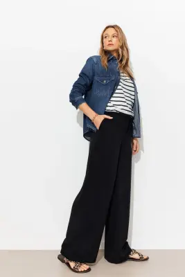 Pantalon large et fluide Femme — photo 3
